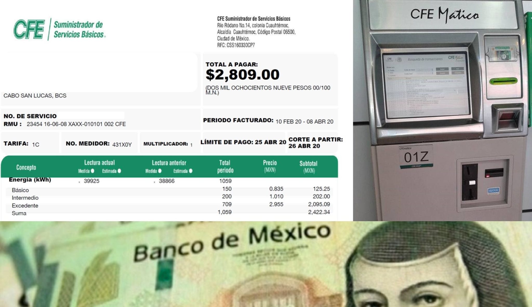 Paying your CFE Bill Cabo Real Estate Services Best Real Estate site